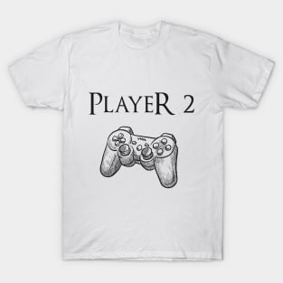 Father and son matching, Player 2 Player 2, Joypad, Controller, gaming T-Shirt